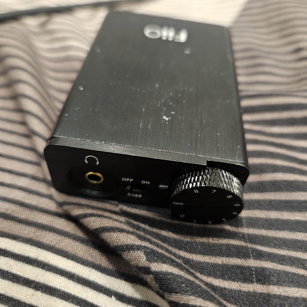 Black Portable Audio Amplifier